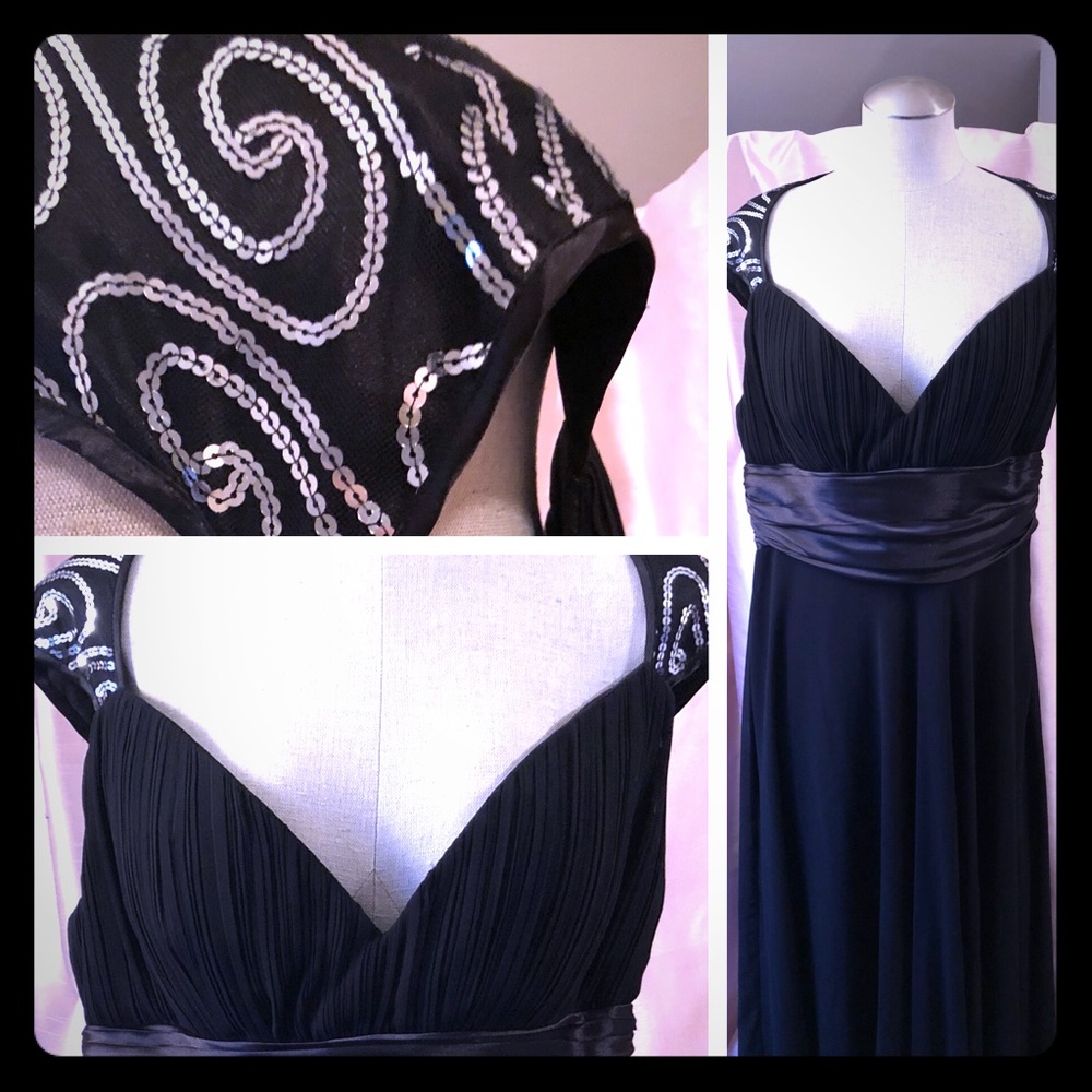 Collection of opera length and cocktail dresses
